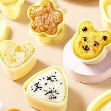 7件套寿司制作工具 - 在家轻松享用寿司 - 初学者必备。饭团模具 - 午餐和小吃的理想之选，快速制作便当和午餐。 - 彩色 - 查看 6