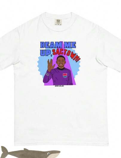 Light The Beam_Beam Me Up De'Aaron Fox Sac Kings Shirt