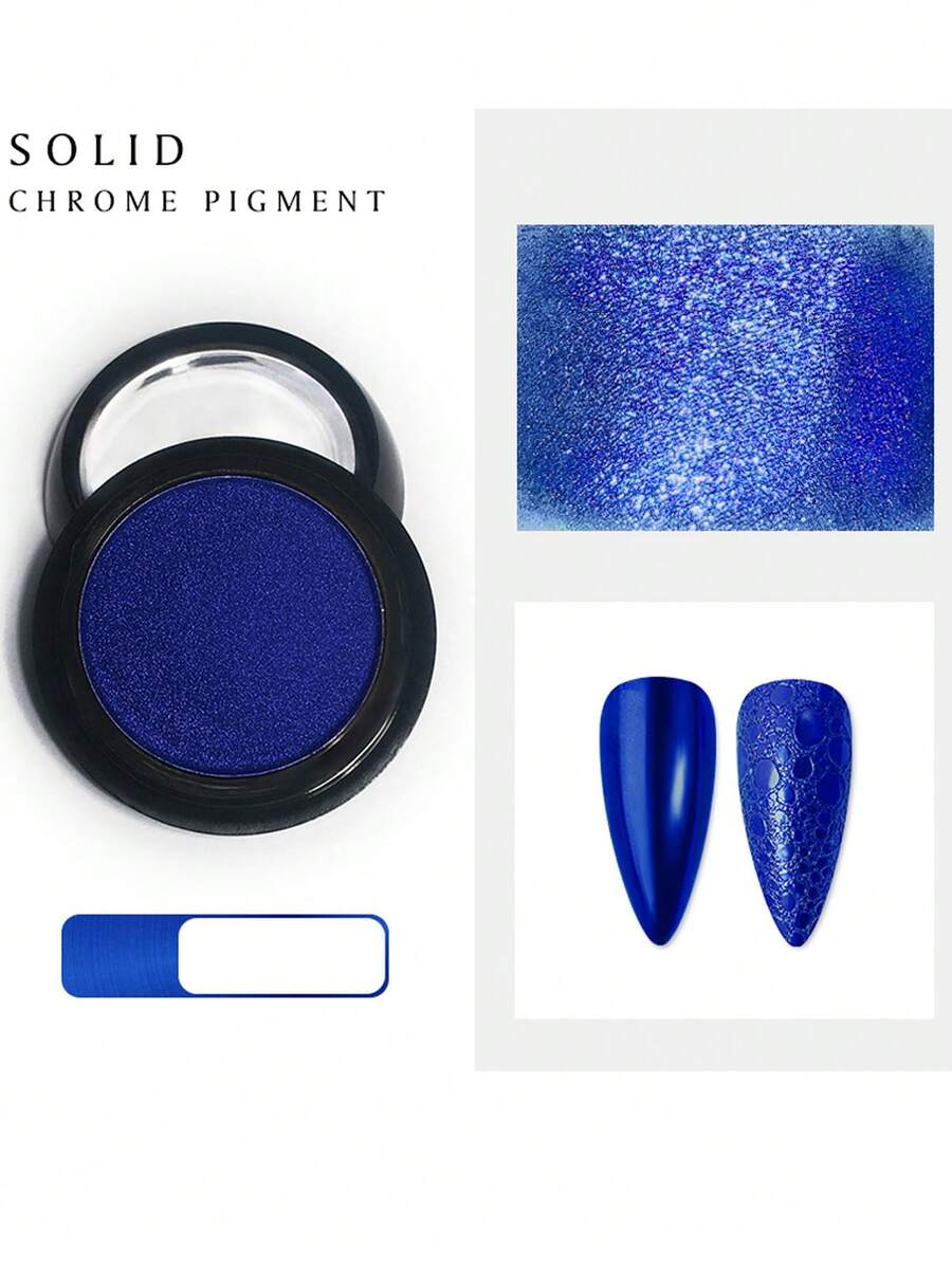 OBP C & G OBP Mirror Effect Nail Powder - 24 Colors To Choose From - 藍色 - 查看 1