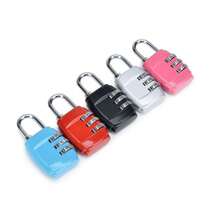 1pc 4 Digit Password Lock Zinc Alloy Password Padlock For Door Gym Drawer Zipper Luggage Trunk Cabinet Gift Code Resettable - Multicolor - View 3