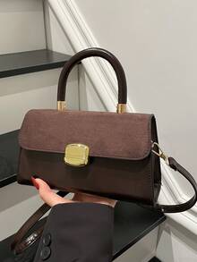2025新款复古小众女士手提包 个性化INS斜挎包 时尚单肩包 - 彩色 - 查看 3