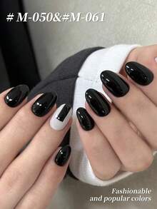 XEIJAYI 6色15ml黑白凝胶指甲油套装，UV LED浸泡式指甲凝胶，半永久，DIY沙龙级美甲凝胶 - 彩色 - 查看 8