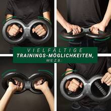 OPHION Multi-Power Hantel | Armtrainer | 5–30 kg Widerstand | Trainer für Handgelenk, Schultern und Brust | Sporttrainingsgerät | Kompaktes Fitnessgerät für Zuhause und Outdoor