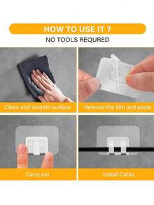 50 Stück/25 Stück Outdoor Lichterketten Clips, ohne Strom, fest fixiert, rückstandslos demontierbar, vielseitig für Innen-/Außendekoration, wasserdicht mit Klebestreifen, UV-beständig, nicht zerstörend, werkzeuglose Installation, geeignet für Hof, Garten, Balkon Dekoration, ideale Wahl für Lichtaufhänge-Clips, Neujahrsdekorationen, Schlüsselhalter