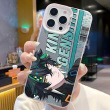 Funda para teléfono con diseño de personajes de . Compatible con teléfonos ,  17,  16 Pro Max,  15 Pro Max,  13 y  12. Fabricada en TPU para una protección eficaz contra golpes y caídas. Un regalo ideal para familiares, amigos, seres queridos, parejas y para Navidad. - Plateado - Ver 5