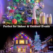 240LED 88Ft Connectable String Lights Indoor Outdoor Wire Warm White Lights Twinkle Fairy In With Timer Bedroom Classroom Wedding Tree Patio Decor - Multicolor + 240LED - View 8