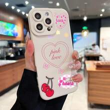 Cherry Fairy Love Phone Case Compatible With Samsung Phone Cases  17  16 Pro Max  15 Pro Max  13 And  12 Made Of TPU Material Providing Shock And Drop Protection A Great Gift For Family Friends Loved Ones Boyfriends Girlfriends And For Christmas - White - View 6