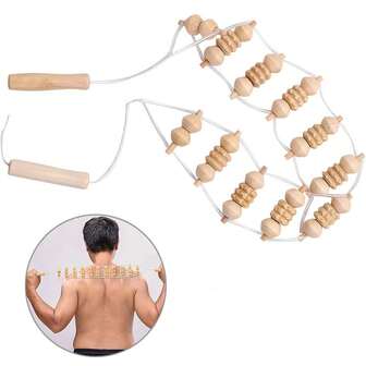 SilvaLex 木质按摩器，全身按摩器，手部按摩器，腿部按摩器，肩部按摩器，颈部按摩器，面部按摩器，背部按摩器，腰部按摩器，全身肌肉按摩，多功能按摩器，适用于身体不同部位，身体放松工具，适合居家使用，可作为礼物送给家人、朋友、同学、女朋友