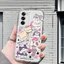 Funda de Teléfono Personalizada con Patrón Adecuada para Oppo A3 A3 Pro A3X A16 A17K A18 A38 A40 A55 A57 A57S A58 A60 A76 A77S A78 A79 A80 5G A95 A98 Reno 5 8T 10 11 Pro 12 13F Funda de Teléfono Transparente a Prueba de Golpes de TPU de Cobertura Completa Simple y Moderna Funda Protectora Suave Personalizada Regalo Creativo para Ti o Amigos 7z071012, Diseño Minimalista, Funda Protectora Flexible - Colores mixtos - Ver 5