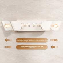 1个厨房壁挂式锅盖架，家用免钻孔收纳整理架，可调节伸缩砧板架，厨房必备，厨房，厨房配件，厨房装饰，厨房收纳，清洁用品 - 彩色 - 查看 6