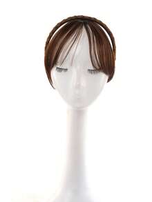 Braided Headband Synthetic Wig, Split Into Eight Character Bangs, Naturally Connected Synthetic Bangs, Suitable For Women's Daily Wear And Gatherings