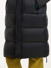 CAMEL CROWN Outdoor Down Jacket, Unisex Mid-Length Thick Warm Triple Protection Professional Down Jacket, Autumn/Winter - Phantom Black - View 6