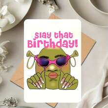 趣味怪兽主题生日贺卡 - 圣诞节、万圣节、周年纪念日等场合的理想礼物 - 送给朋友、家人和爱人 - 均碼 - 查看 3