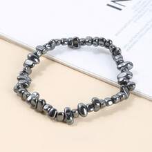 1pc 5-8mm Teens' Spiritual Natural Stone Bead Bracelet, Agate/Obsidian/Lapis Lazuli & Other Chakra Balancing & Energy Boosting Healing Stones, Suitable For Teens, Daily Wear, Holiday Gifts, Boho Fashion Jewelry - Multicolor - View 33