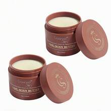 Crowned Skin King Cologned Body Butter Duo Set | Warm And Sensual Scent | Blended With Sandalwood & Leather | Infused With Organic Shea & Mango Butters | Moisturizing Formula With All-Day Fragrance | 5oz,Winter Christmas Gifts - 駝色 - 查看 1