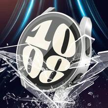 Correa Sport Para Galaxy Watch 7/6/5 + Case + Vidrio Templado - VerdeMilitar/Verde - Ver 5