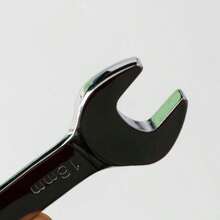 6mm-19mm Short Handle 72-Tooth Ratchet Wrench Socket Set, Nut Repair Tool. Household Short Handle Quick Ratchet Wrench, Mini Combination Open-End & Star Wrench, Bi-Directional Force-Saving Auto Repair Hardware Wrench