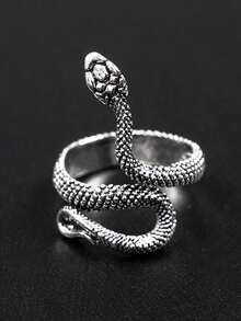 1 pieza Anillo de serpiente exagerado y de moda - Anillo de serpiente - Ver 2