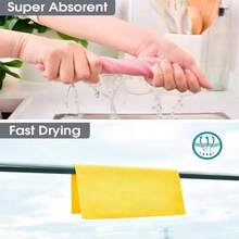 50张可重复使用清洁湿巾家用厨房抹布超细纤维毛巾卷洗碗布洗衣纸巾替代品超细纤维清洁布卷（25厘米*25厘米/9.84英寸*9.84英寸）