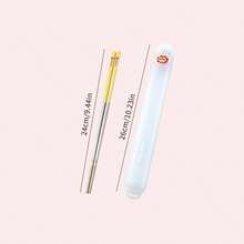 1/5双装 24厘米可爱卡通图案陶瓷筷子，耐高温可重复使用，适用于寿司等食物，防滑耐用，可用洗碗机清洗，适合学生和成人居家、学校、办公室、户外露营、野餐、旅行等场合使用。 - 彩色 - 查看 11