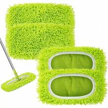 Reusable Dry Sweeping Cloths Microfiber Wet Mop Pads Compatible With  Sweeper Mop Replacement Sweeping Mopping Pad Refills For Hardwood Surface Floor Cleaning 4PCS - 4 - 查看 1