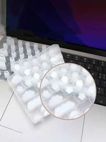 Bao phủ bàn phím chống nước bằng silicon được thiết kế cho móng tay dài, có khe hở để móng nhô ra, 3 màu sắc để lựa chọn, chống nước, chống trầy xước, bền và dễ vệ sinh, phụ kiện bảo vệ laptop thời trang, phụ kiện móng tay sành điệu - Nhiều màu - Xem 5