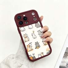 Basic Phone Cases - Burgundy - View 3