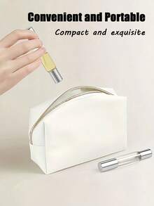 0.34oz Dual-Use Perfume Spray Bottles With Rollers-Transparent Glass, Refillable & Portable, Ideal For Travel & Office Essentials, Includes Eau De Toilette & Skincare Spray Bottles, Travel Accessories,Portable Fragrance Dispenser,Refillable Spray BottleBathroom Accessory Bathroom Decor