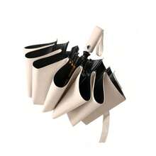 1 pieza Paraguas totalmente automático anti-tormenta, paraguas plegable portátil de 24 varillas de alta calidad con triple pliegue, impermeable, repelente, parasol, a prueba de viento, paraguas plegable, paraguas de lluvia, paraguas compacto, paraguas de doble uso, paraguas de tarjeta, paraguas de cinco pliegues, paraguas cápsula, paraguas de bolsillo, paraguas de viaje, paraguas transparente para mujer, paraguas pequeño, mini paraguas, paraguas con funda, bolsa para paraguas, paraguas grande, soporte para paraguas