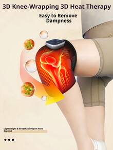 New Electric Heated Knee Massager, Vibrating Knee Heating Pad, Warm Arthritis Relief, Adjustable Temperature, Acupressure Massage For Joint Pain, Elderly Leg Care - Multicolor - View 8