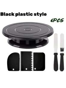 Bàn xoay 11 inch, giá đỡ bánh xoay để khắc, bệ xoay nhẹ để phun sơn, bộ dụng cụ làm bánh, thích hợp để xoay các vật dụng trong khi vẽ, nghệ thuật sáng tạo, trang trí bánh, cắm hoa, làm mô hình và các dự án DIY khác, có nhiều màu sắc để lựa chọn. - Nhiều màu - Xem 21