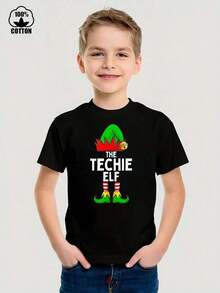Teen Boys T-Shirts - Black-8 - View 2