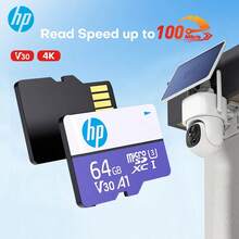 HP MicroSD 64GB 128GB C10 存储卡 256GB 迷你 SD 卡 SDCH SDXC 适用于笔记本电脑和台式机 蓝色 MicroSD 卡 32GB - 紫色 - 查看 4