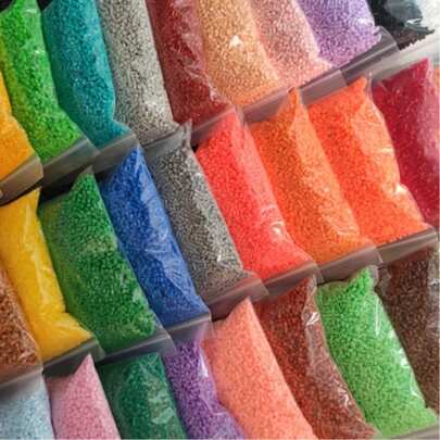 1000pcs/2000pcs Mini Fuse Beads, Refill Beads, Pixel Beads, Perler Beads Material Pack For DIY Crafts, Gifts, Holiday Presents