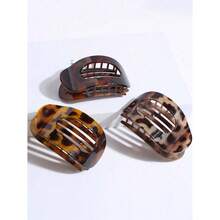 1pc/3pcs Women Leopard Print Flat Clip Hair Accessories, Comfortable Arc Design, Suitable For Medium Thick Hair, Casual For Driving, Yoga, Banana Hair Clip, Hair Accessories Women, Hair Accessories, Hair Tools, Beauty Accessories, Curly Hair Accessories For Women, Fall, Travel, Hair Tools, Accessories Women, Hair Stuff, Fall, For Women, Travel, Hair Accessories Women, Hair Tools, Hair Stuff, Stuff, Beauty Accessories, Gifts, Travel, Gifts For Women, Hair Stuff, Stocking Stuffers - 彩色 - 查看 10