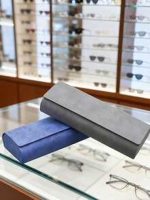 1pc Premium Minimalist Magnetic Portable Glasses Case, Lightweight Luxury Storage Box, High-Aesthetic Ins Style - Multicolor - View 5