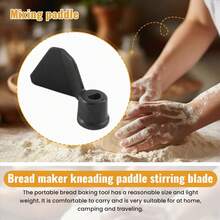 Bread Baking Machine Paddles Kneading Hooks, Stainless Steel Kneading Blade For Bread Baking Machines - Black - View 4