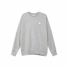 Nike Sportswear Club Casual Crew Neck Pullover Sweatshirt, Spring, Men, Grey - Grey - View 1