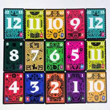 TRIO 36 配对卡牌游戏 - 怀旧家庭桌游，适合家庭和成人，豪华版，包含纸板、36 张卡牌，家庭游戏之夜 | 复古游戏 | 桌游，卡牌游戏 - 紅色 - 查看 2