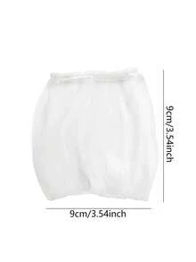 100 قطعة/مجموعة مصفاة بالوعة بيضاء، مناسبة للمطبخ والحمام والأغراض المنزلية - أبيض - مشاهدة 11