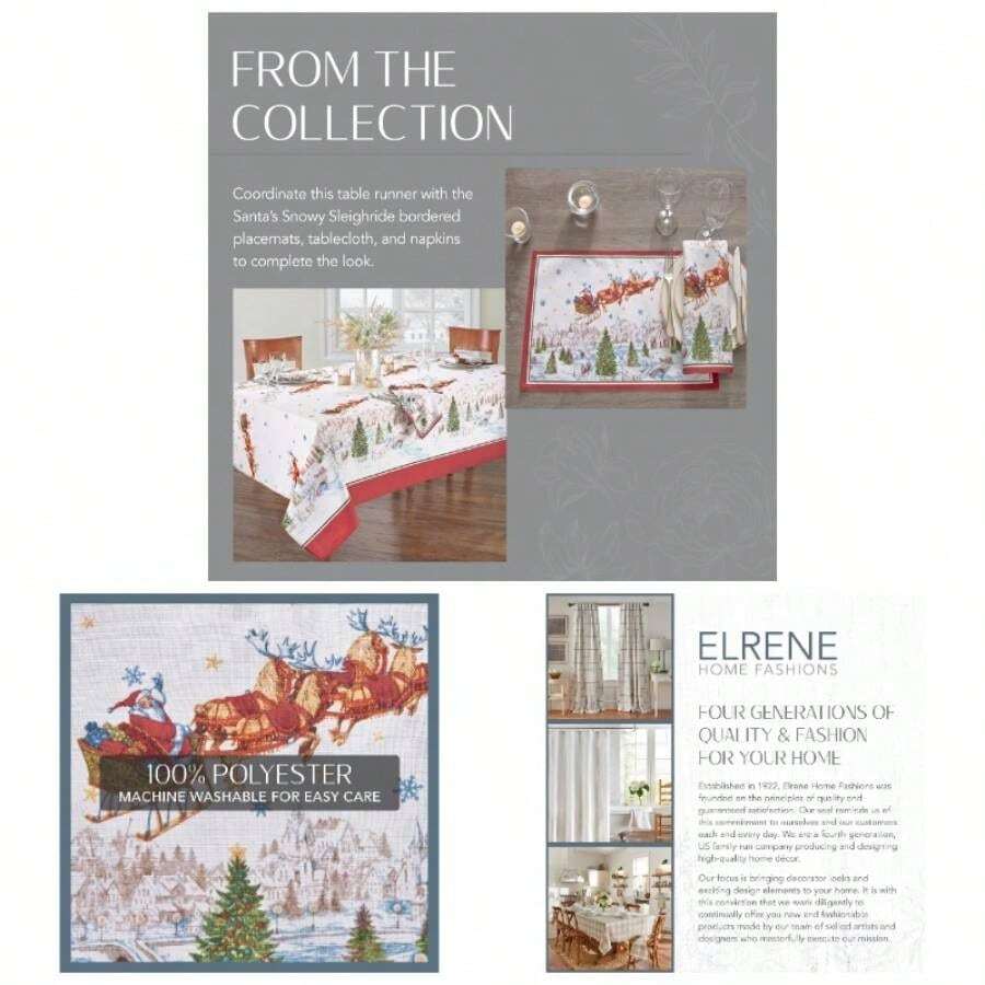 Kitchen Tablecloth - Table Runner (1) + 177.8 X 33 cm (Rectangular) - View 1