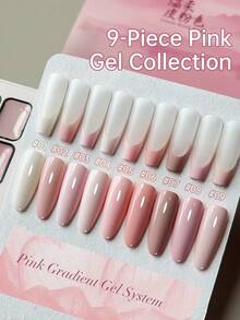 Jillradia 9 màu mới phổ biến Gel đặc làm móng tay bán vĩnh viễn Nghệ thuật làm móng ngâm UV LED Gel làm móng Giáng sinh Quà tặng làm móng tại tiệm làm móng Tự làm móng tay - Nhiều màu - Xem 2
