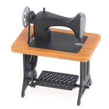 1pc Miniature Dollhouse Sewing Machine Decoration Figurine - Multicolor - View 8