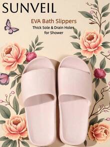 نعال حمام مانعة للانزلاق من الإيفا، نعال فاخرة عالية الجودة، مناسبة للمنزل والفندق والتخييم الخارجي