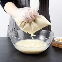 6-Pack - 200-Mesh Fine Filter Bags & Nut Milk Bags, Reusable Filters - Ultra-Fine Nylon Mesh - For Nut Milk, Juice, Cold Brew Coffee, Tea, Coffee, Soy Milk - Multicolor - View 2