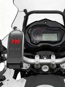 新款摩托车USB充电器，防水USB摩托车充电器，双USB Type-C接口，支持PD和QC快充3.0，适用于摩托车和手机