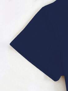 Women T-Shirts - Navy Blue - View 3