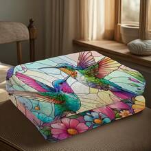 3 Pieces Full/Queen/King Size Quilt Set, Machine Washable, Lightweight Bedding Coverlet, Brushed Microfiber Quilt Cover, Warm Quilted Blanket Bedding Sets With Pillow Shams, Modern Style Thin Comforter, 2 Pieces Twin Quilt Set - 青碧色 - 查看 5