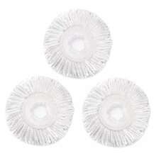 3 Pack Spin Mop Replacement Head For Hurrica, Mopnad, Cassabel And Other 360 Spin Mop Systems, Microfiber Spin Mop Refills (3pc-White) - trắng - Xem 12