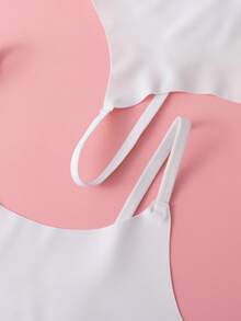 Preteen Girls' Casual Sports Bra Camisole, Seamless Wireless Bra For Elementary & Middle School Students - White - View 7